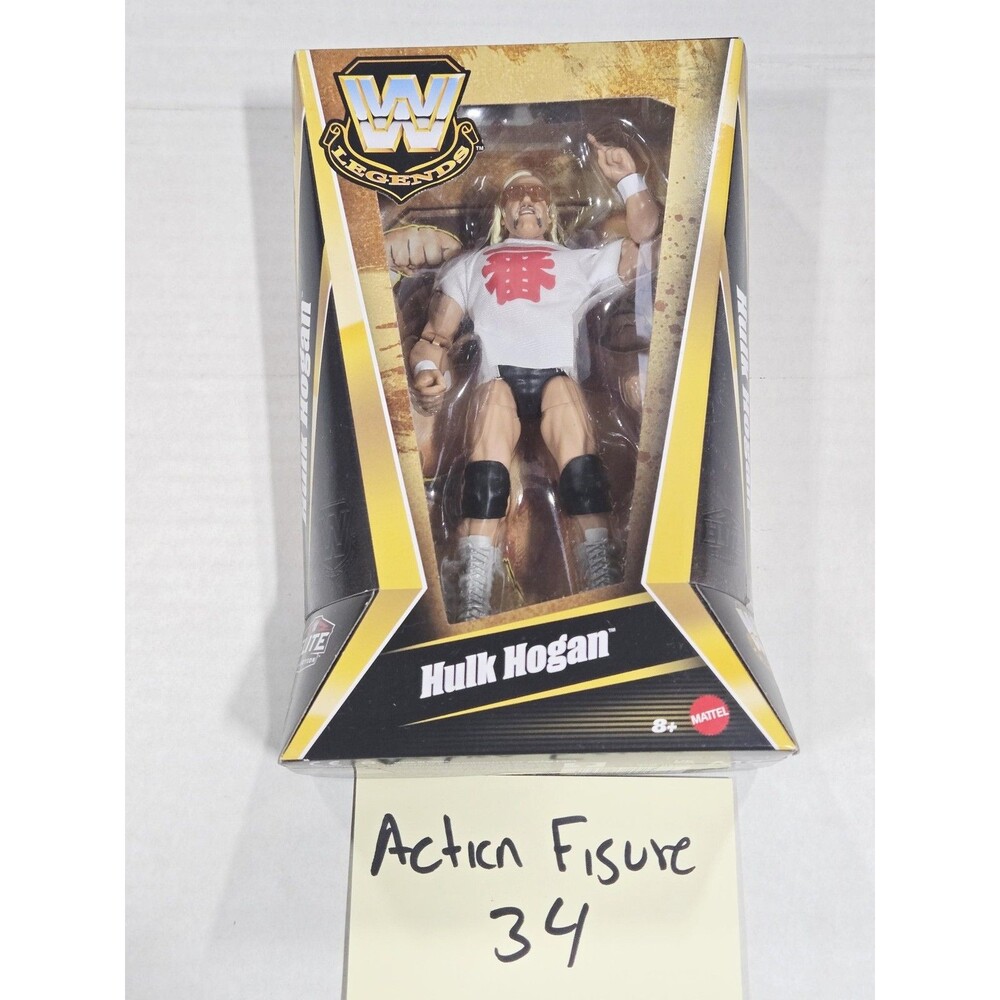 WWE Legends Elite Collection Hulk Hogan Action Figure Series 22 Mattel 8+ Boxed